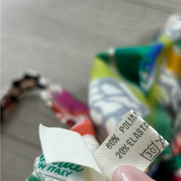 Armonia Vintage Print One Piece Swimsuit Deadstock - Picture 8 of 13